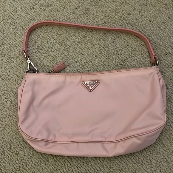 Prada Vintage Pink Vintage Clutch. Like New RARE - Picture 1 of 7